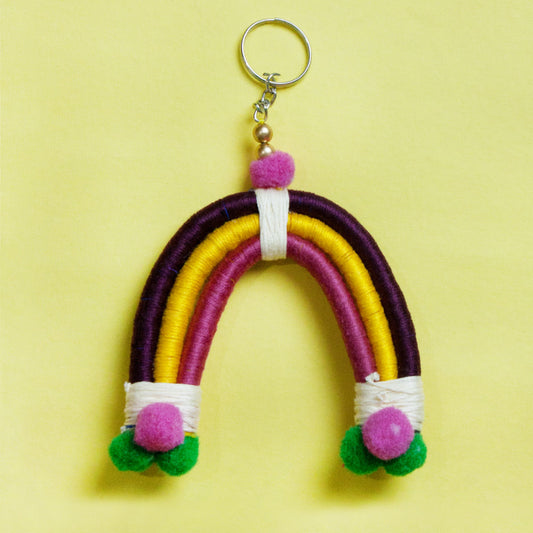 Bright Rainbow Key ring/Bag Charm