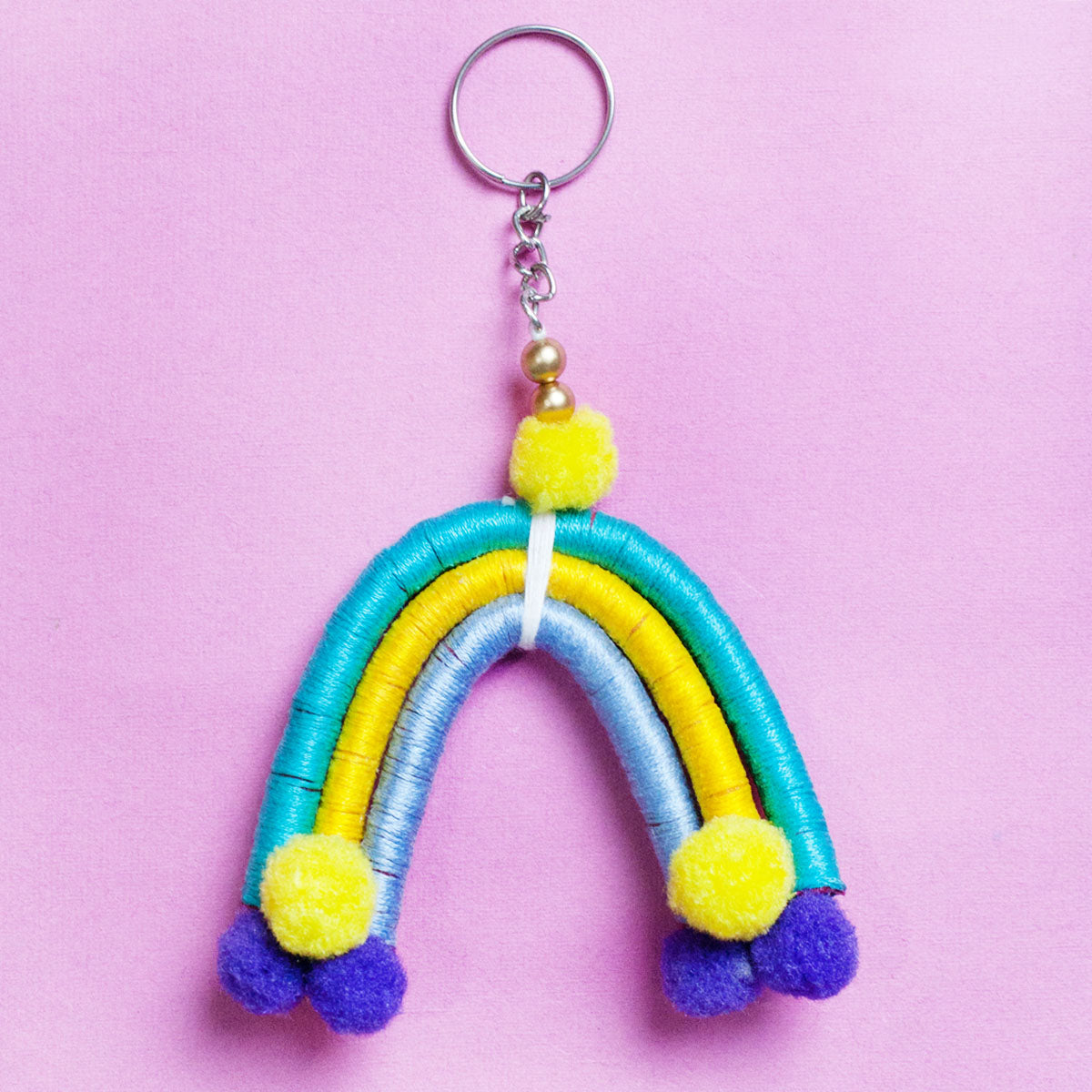 Happy Day Rainbow Key ring/Bag Charm