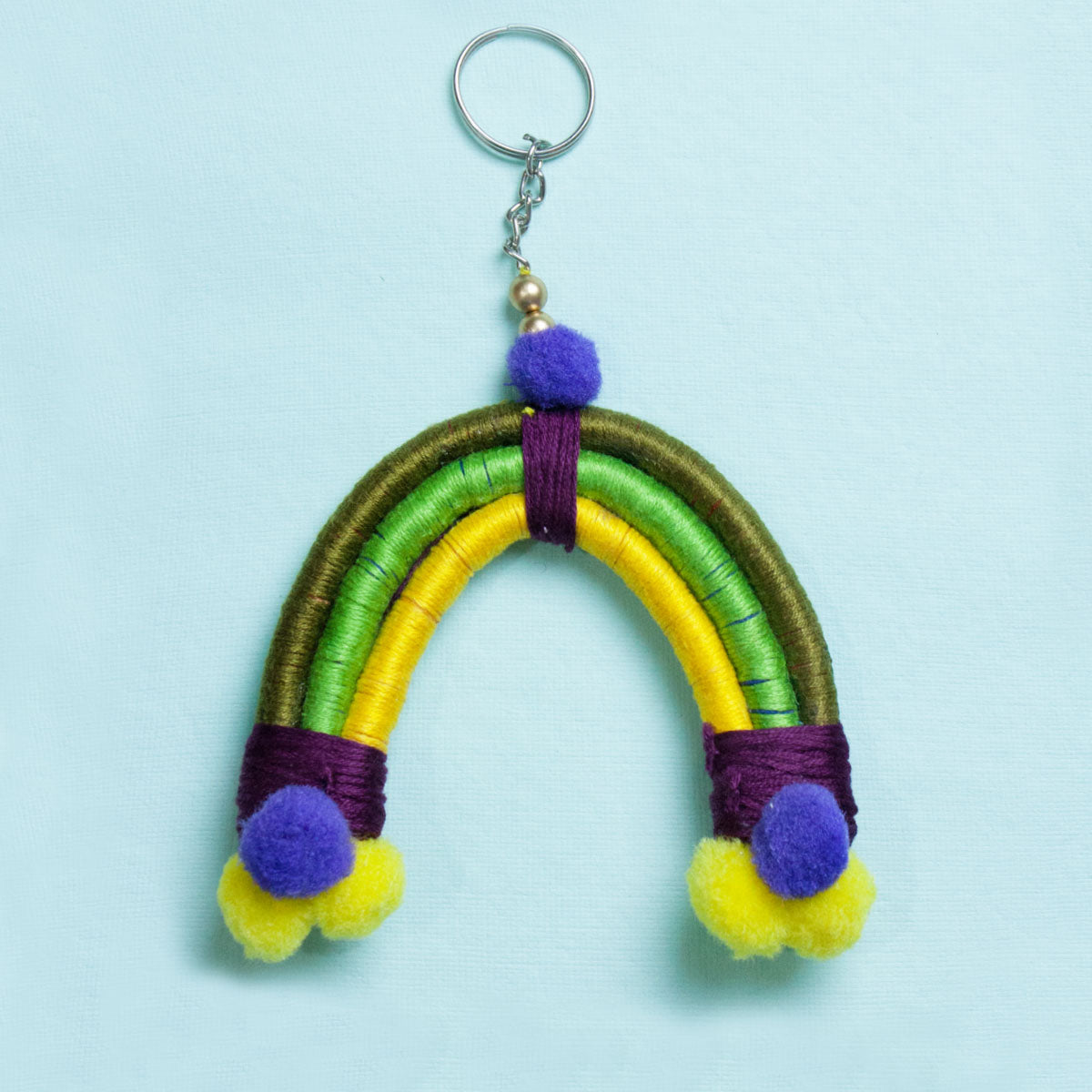 Jungle Rainbow Key ring/Bag Charm