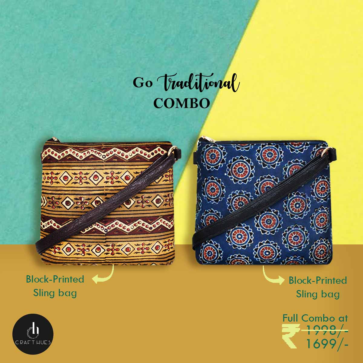 Go Traditional Sling Bags Combo