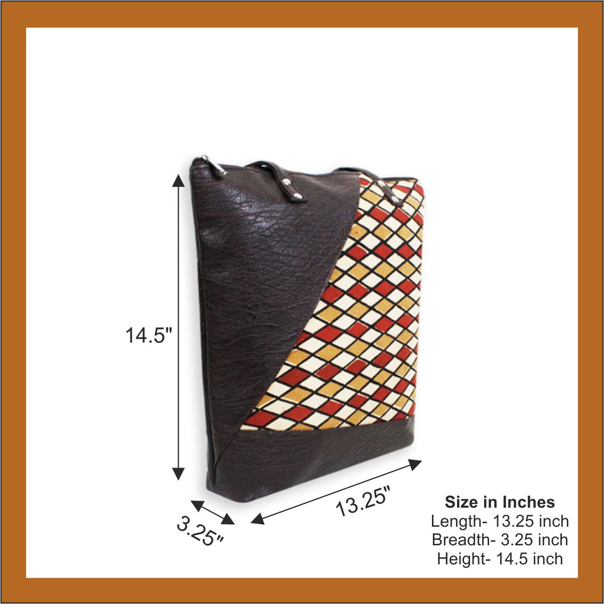 Kites Block Printed Tote Bag