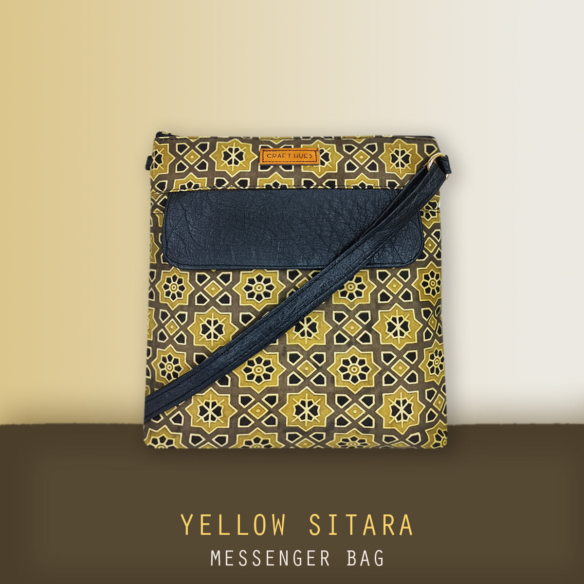 Yellow Sitara Messenger Bag