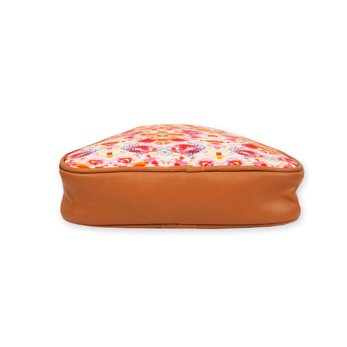 Orange Ikkat Box Sling Bag
