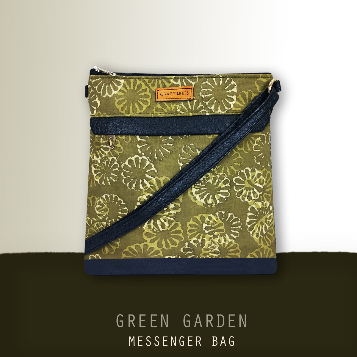 Green Garden Messenger Bag