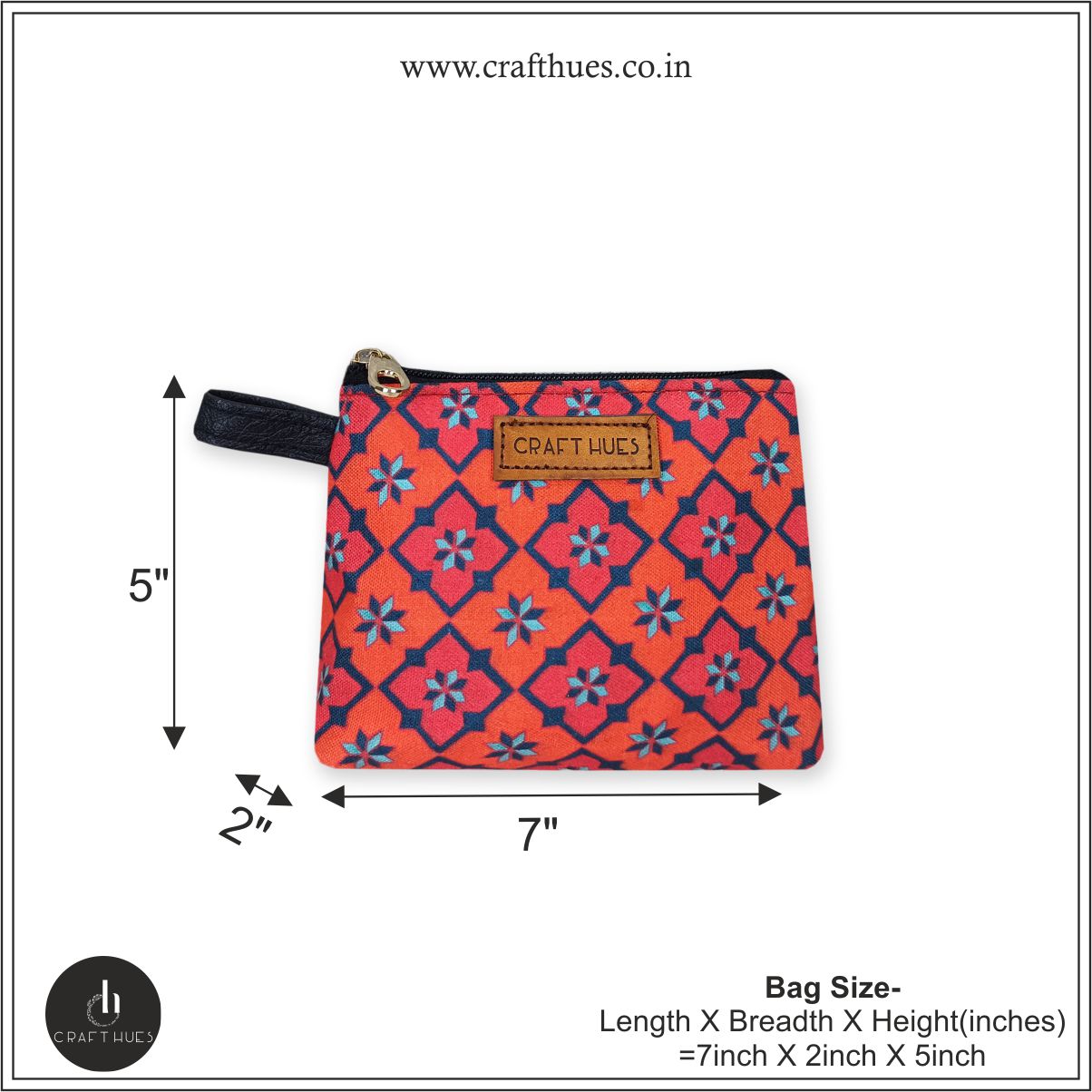 Peach kites Tile Sling Pouch Combo