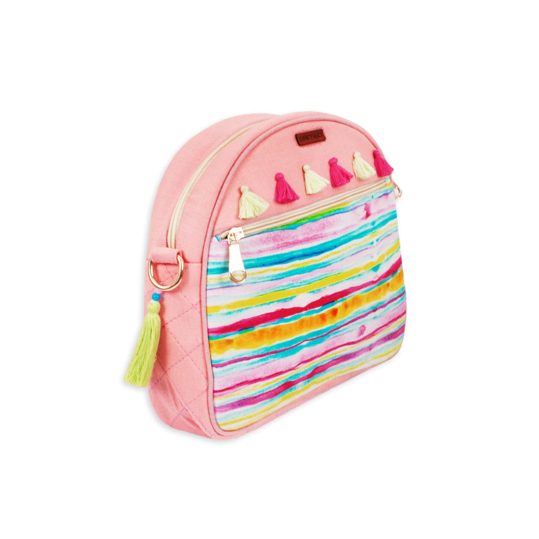 Pink Stripes Backpack