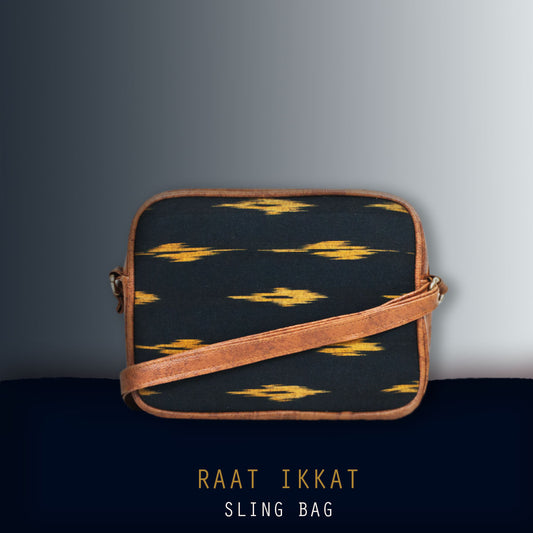 Raat Ikkat Sling Bag