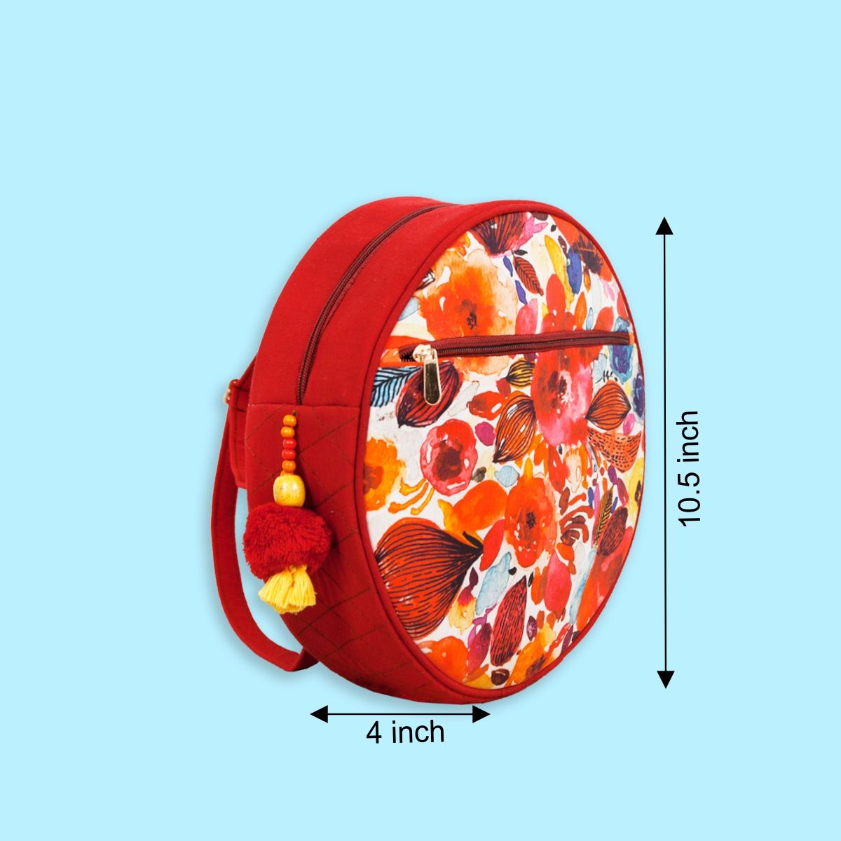 Red Flowers Backpack