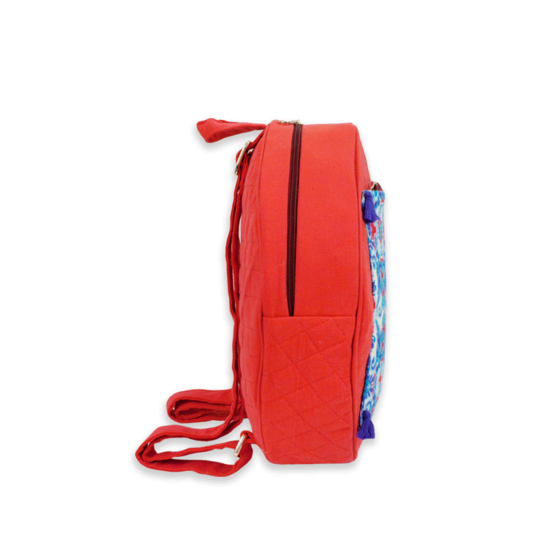 Round Red Backpack