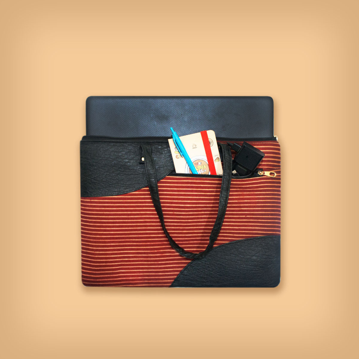 Red Stripes Laptop Sleeve