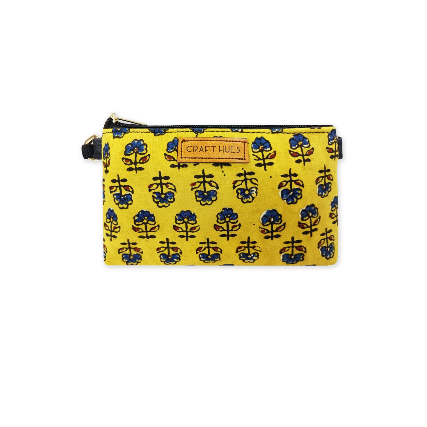 Yellow Floral Mobile Sling Bag
