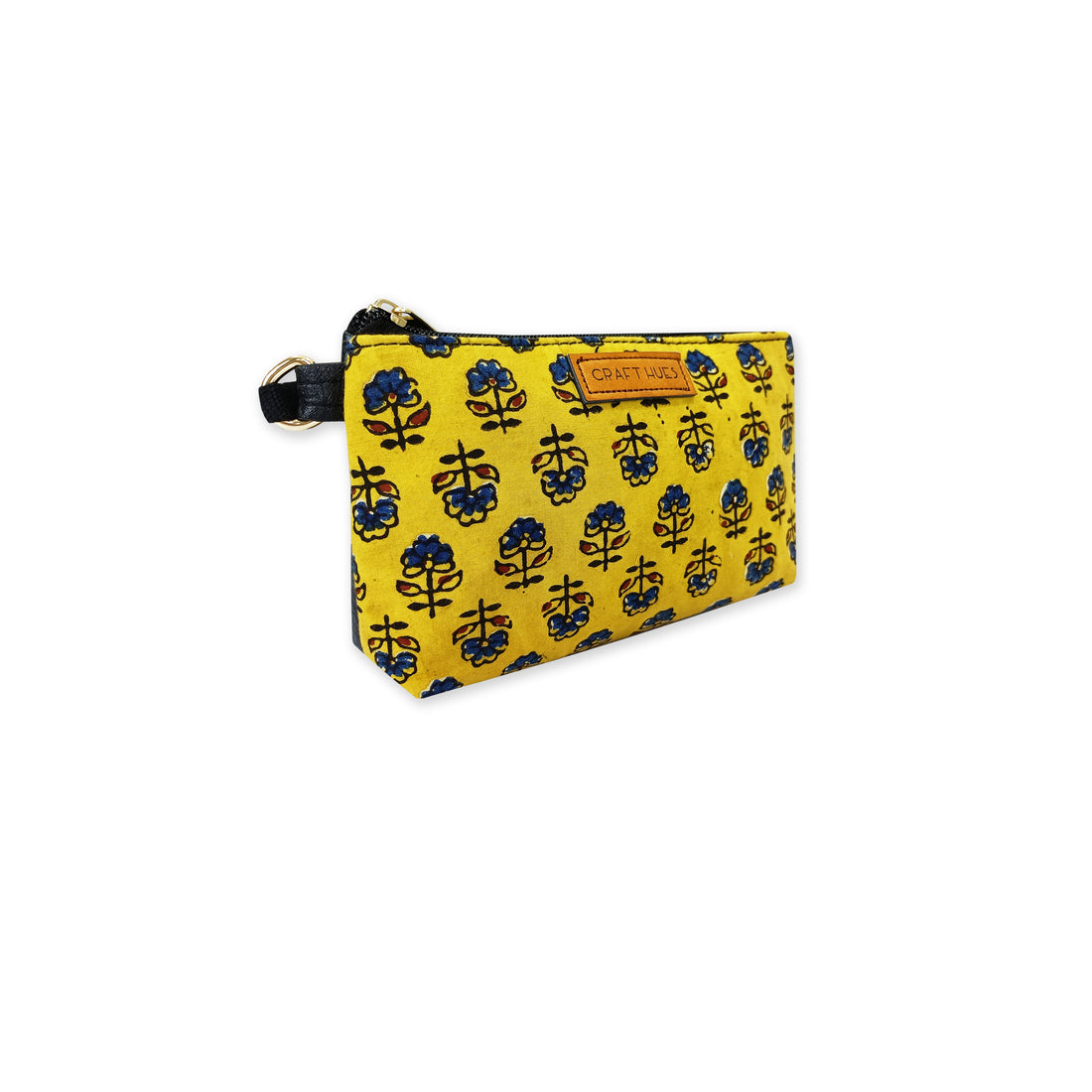 Yellow Floral Mobile Sling Bag
