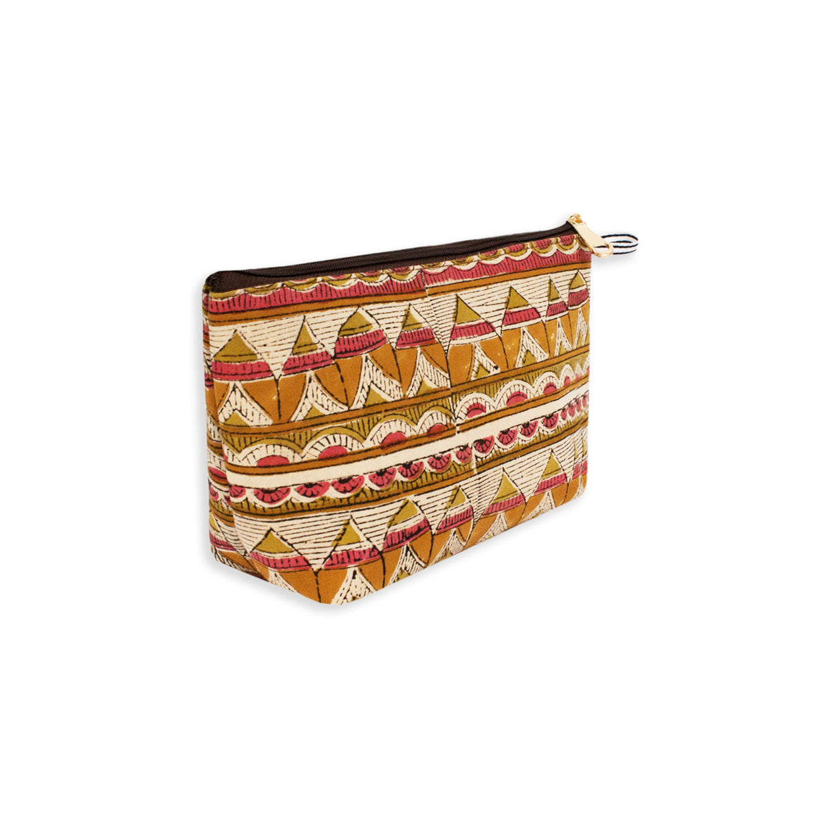 Aztec Block Printed Pouch