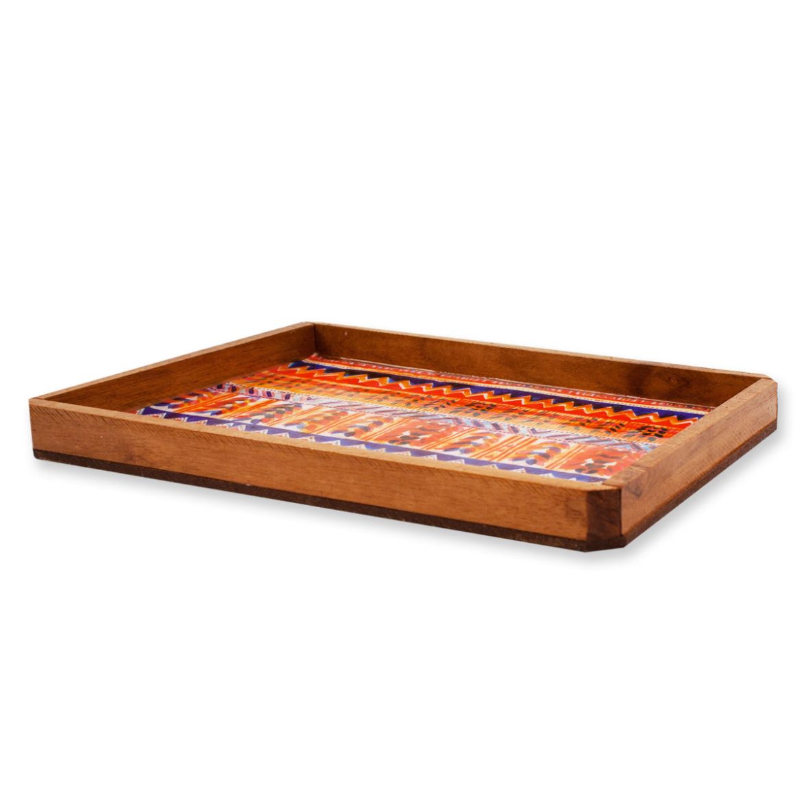 Aztec Rectangle Wooden Tray