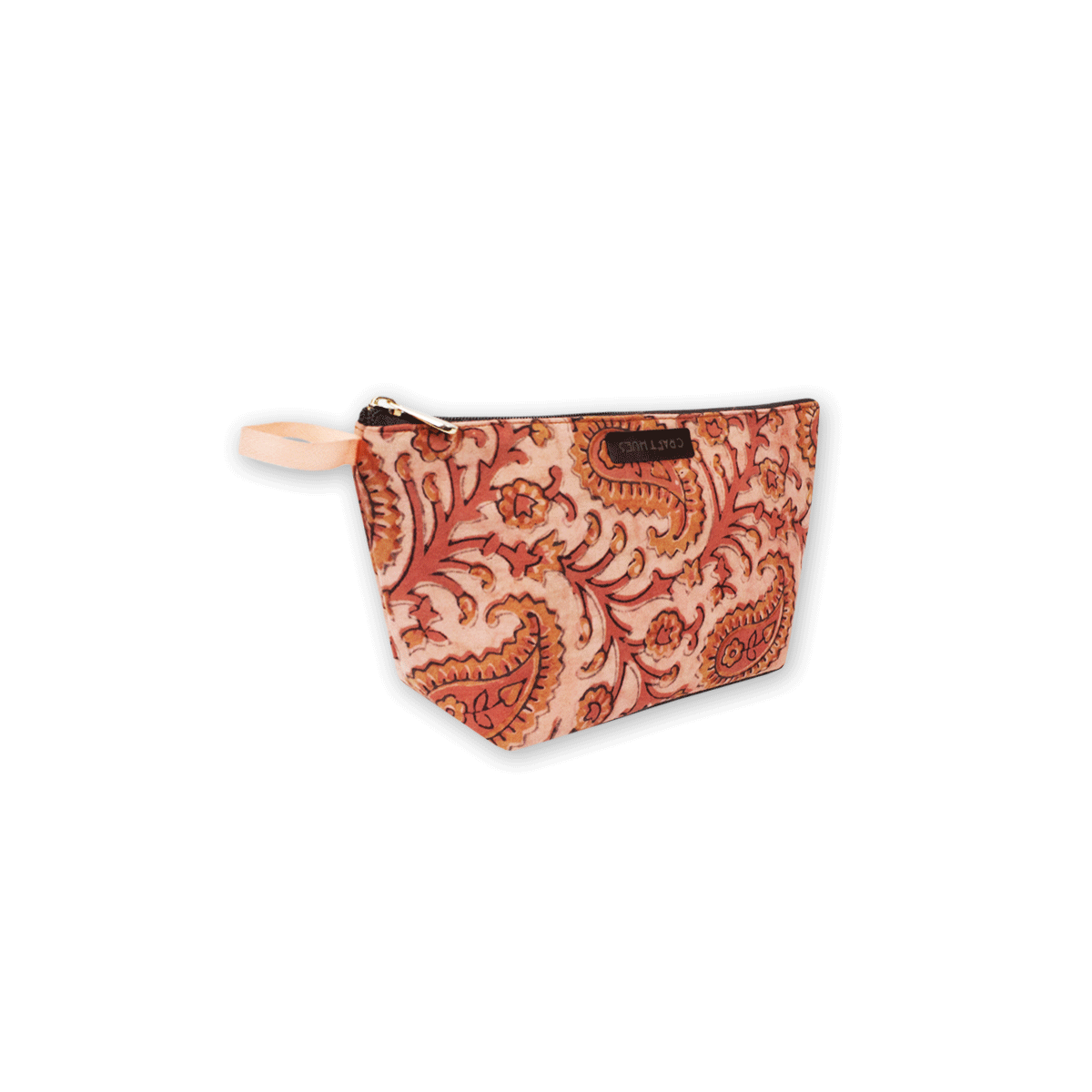 Paisley Block Printed Pouch