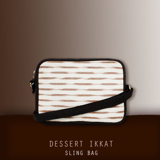 Dessert Ikkat Sling Bag