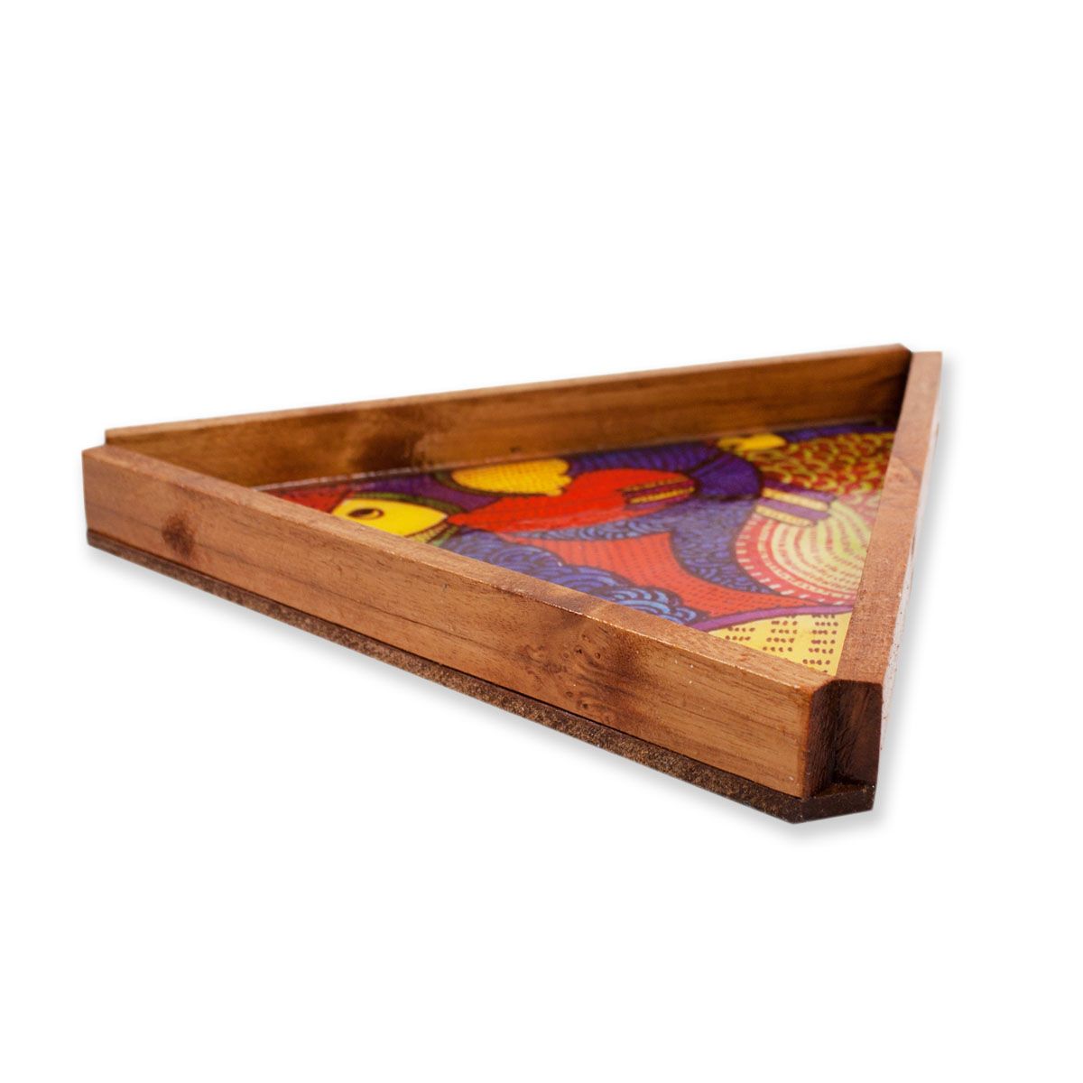 Gond World Triangle Serving Tray
