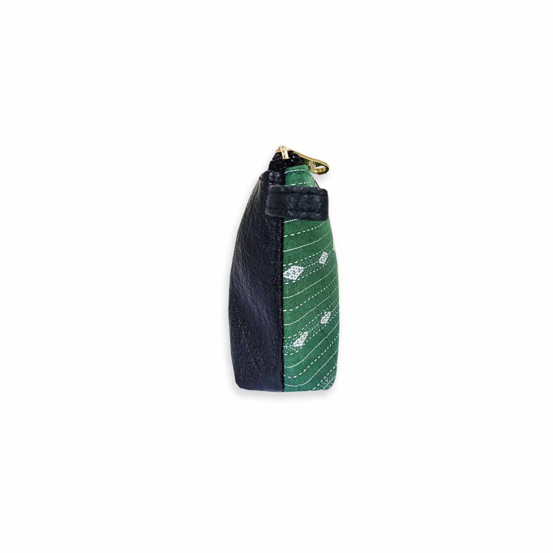 Green Forest Ikkat Pouch Bag