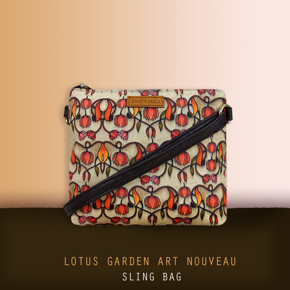 Lotus Garden Nouveau Sling Bag