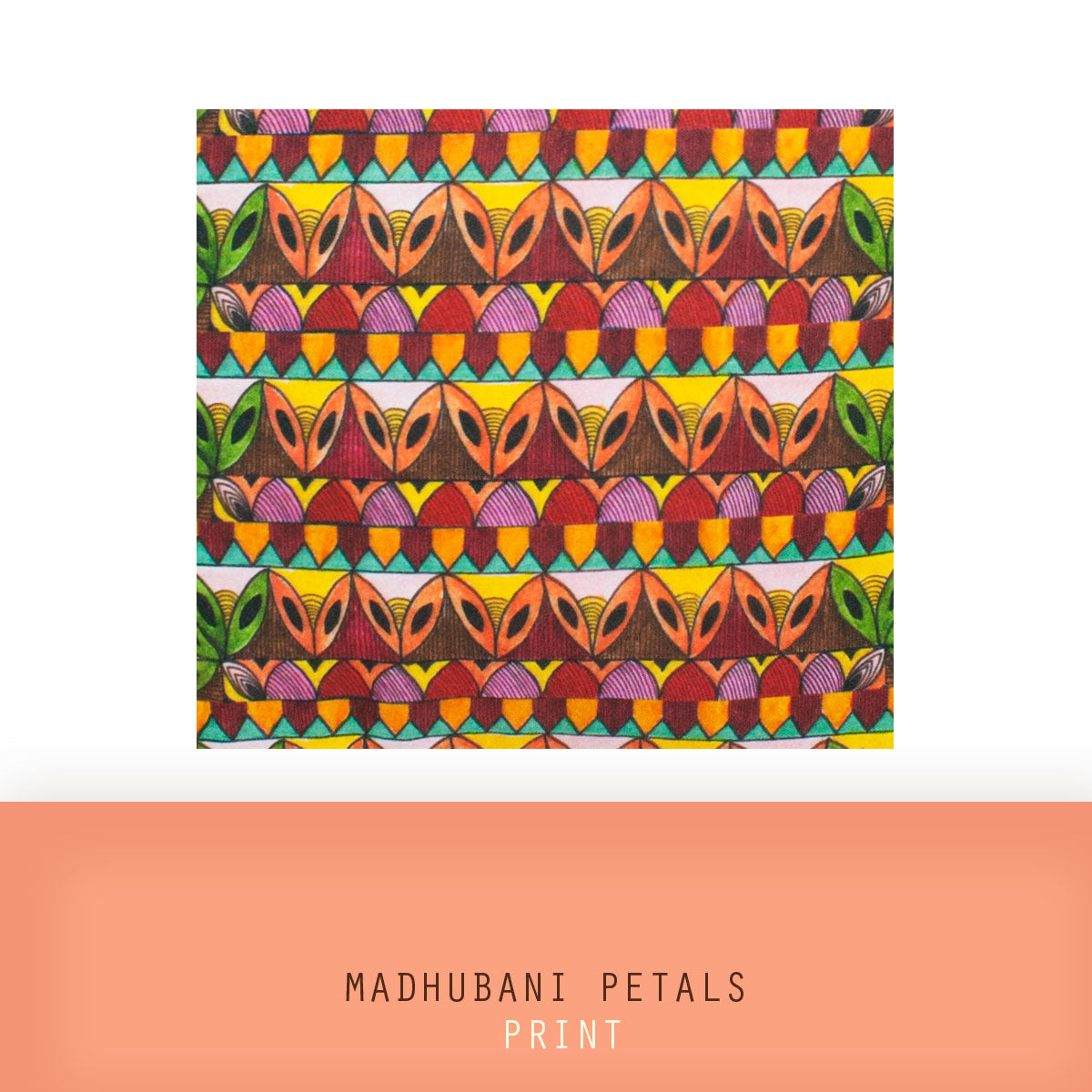Madhubani Petals Tote Bag