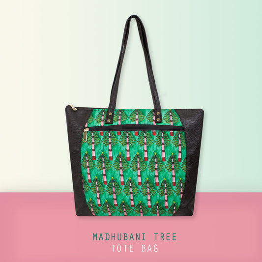 Madhubani Tree Tote Bag
