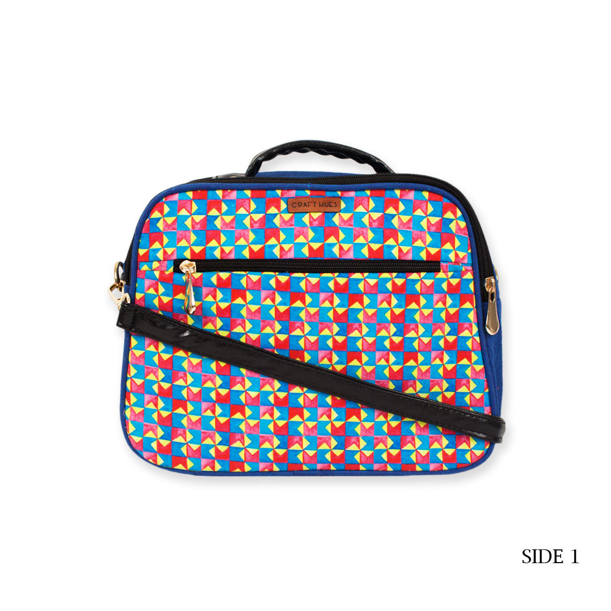 Maze Double Side Print Box Sling Bag – Crafthues