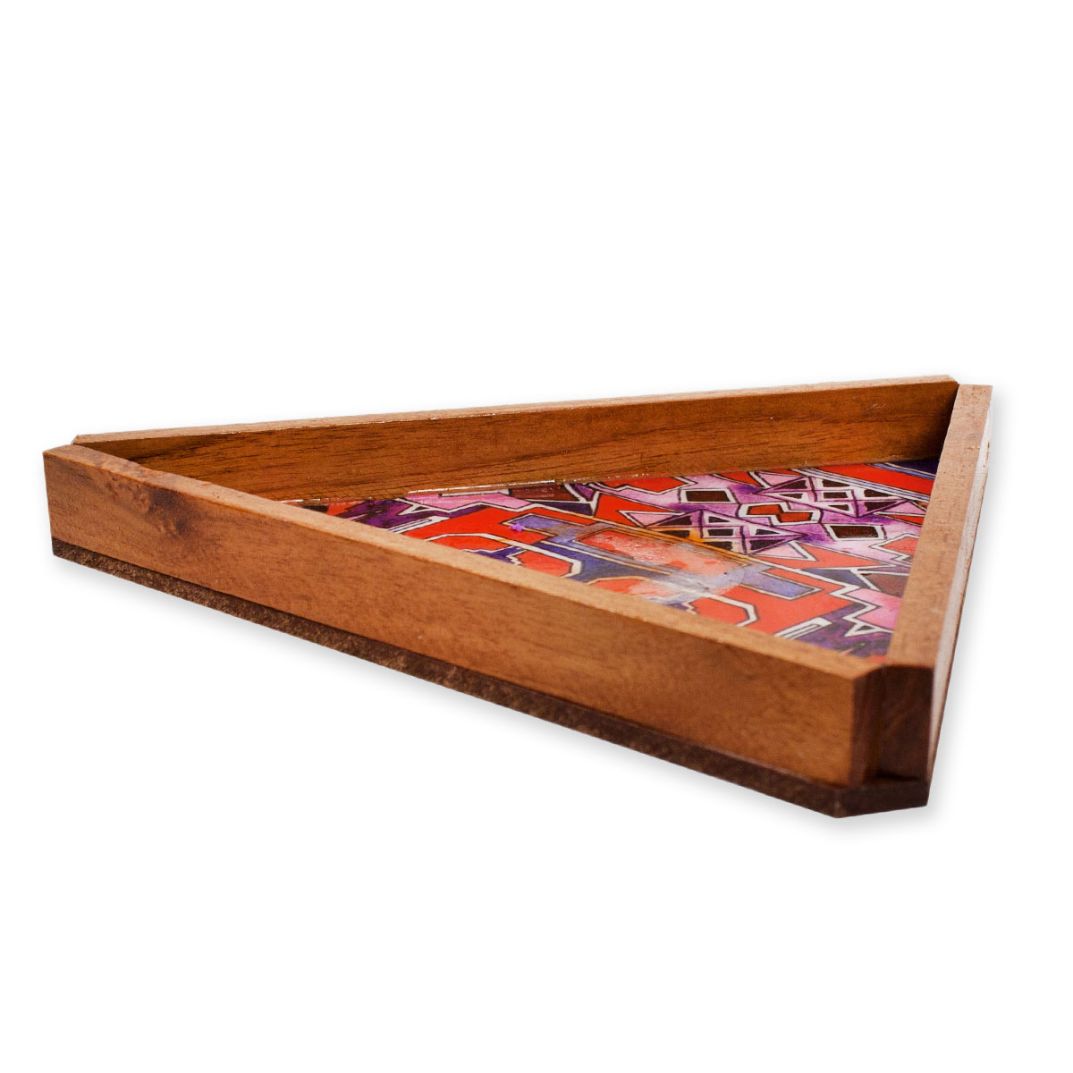 Aztec Triangle Serving Tray