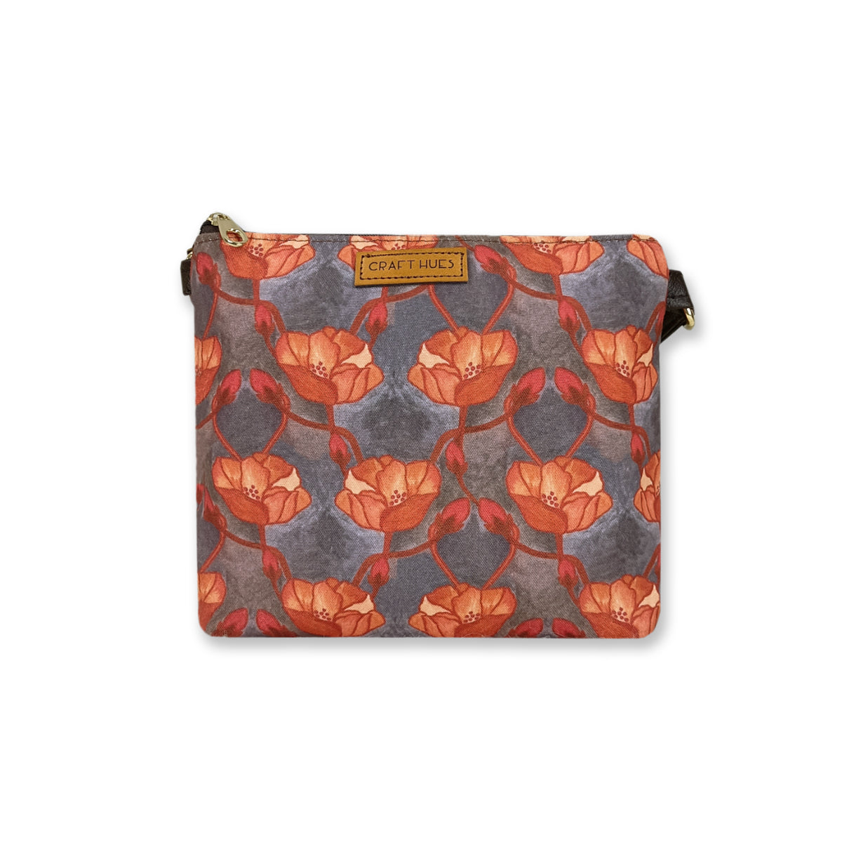 Orange Flower Nouveau Sling Bag