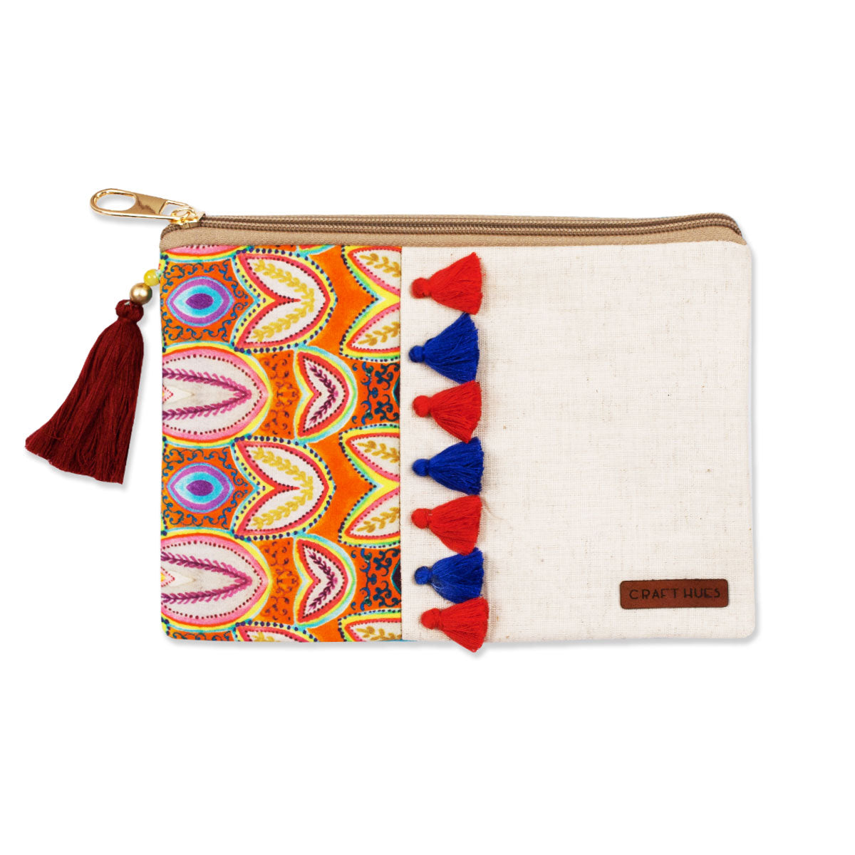 Indian Flower Multi-purpose Pouch
