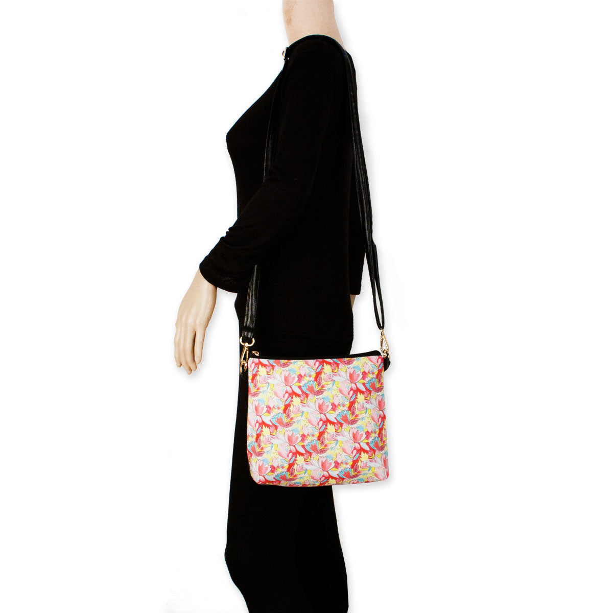 Pink Lotus Sling Bag