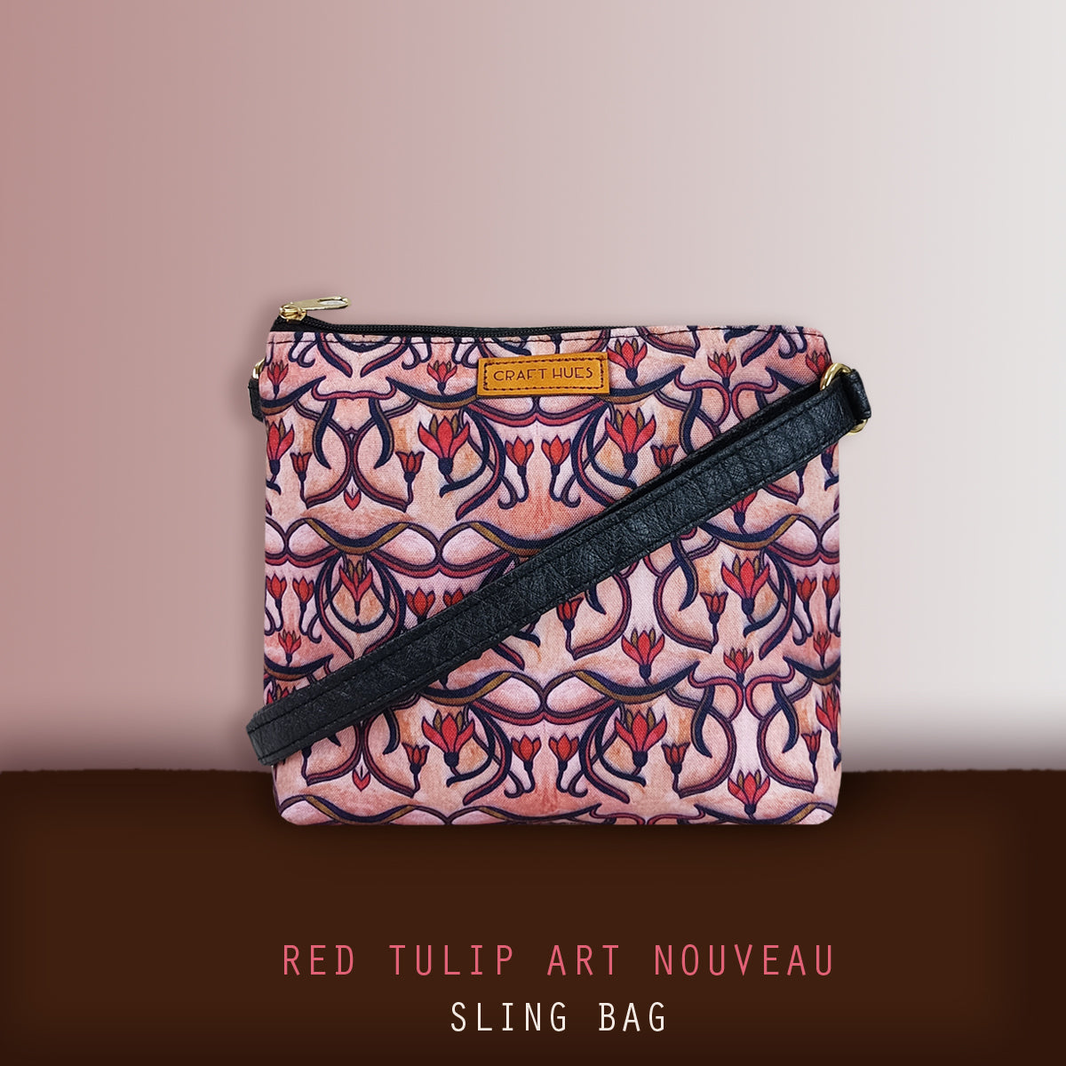 Red Tulip Nouveau Sling Bag