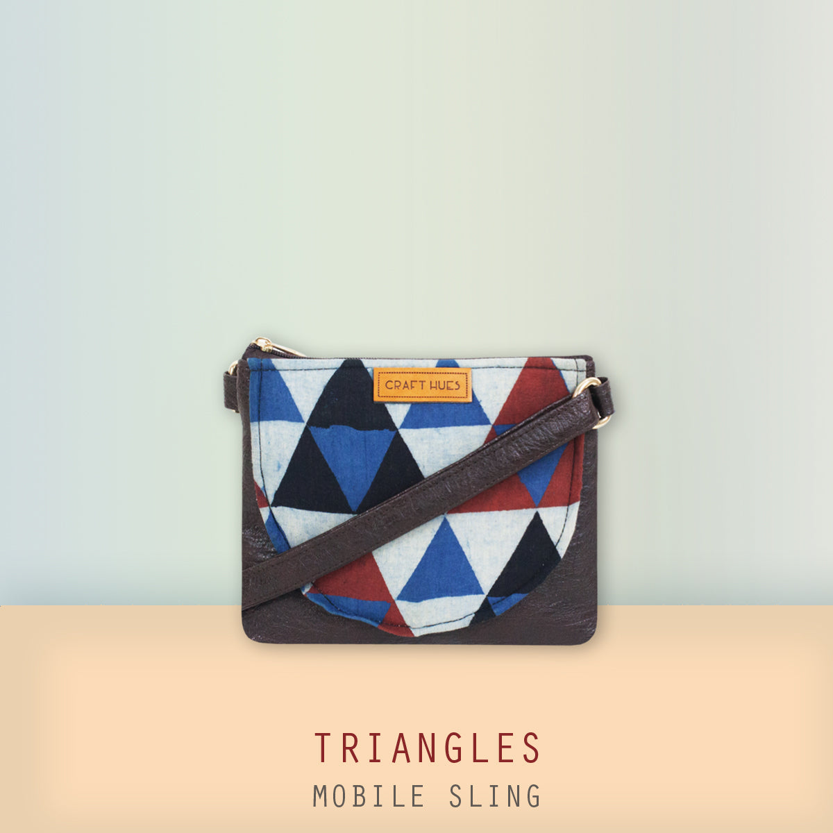 Triangles Mobile Sling Bag
