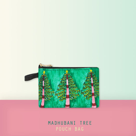 Madhubani Tree Pouch